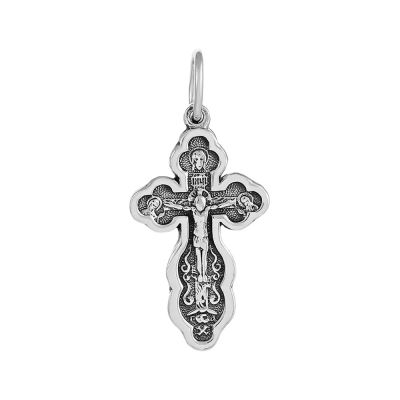Лот: 23891362. Фото: 1. Подвеска-крестик из серебра. Другое (ювелирные изделия, бижутерия, часы)
