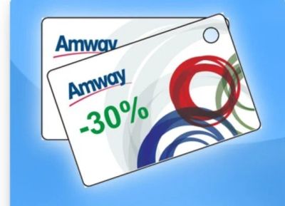 Лот: 4510488. Фото: 1. Дисконтная карта Amway на скидку... Дисконтные карты