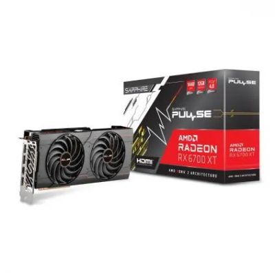 Лот: 19397909. Фото: 1. radeon 6700xt pulse sapphire. Видеокарты