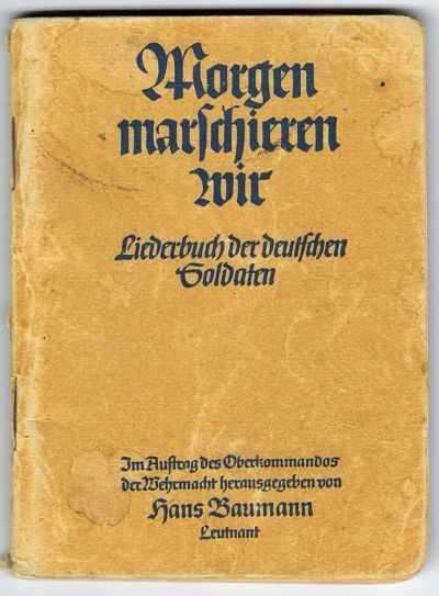 Лот: 6351805. Фото: 1. Книжка с немецкими маршами. Другое (литература)