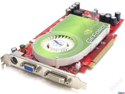 Лот: 1438314. Фото: 1. Palit GeForce 6800GS PCI-E 256bit... Видеокарты