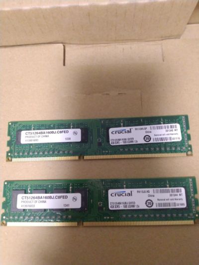 Лот: 18992620. Фото: 1. Оперативная память Crucial ddr3... Оперативная память