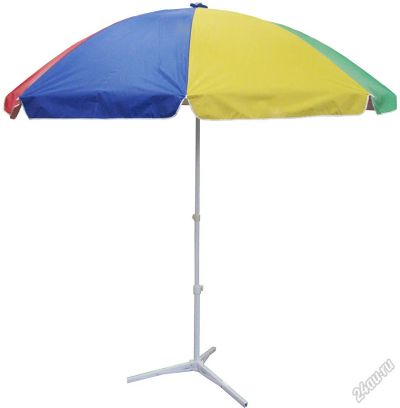 Лот: 5674382. Фото: 1. Зонт дачный пляжный с подставкой... Палатки, тенты