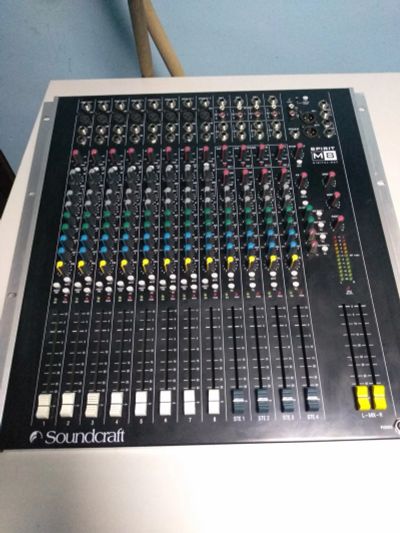 Лот: 14730039. Фото: 1. Микшерный soundcraft spirit m8. Микшеры, предусилители, микрофонные эффекты