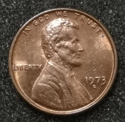 Лот: 23525402. Фото: 1. 1 цент 1973 года. США ("D" - Денвер... Америка