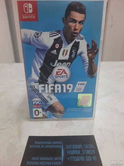 Лот: 18227544. Фото: 1. FIFA 19. Оригинальный картридж... Игры для консолей