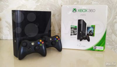 Лот: 17581902. Фото: 1. Xbox 360 Elite 250Gb + 2Джостика. Игровые приставки, консоли