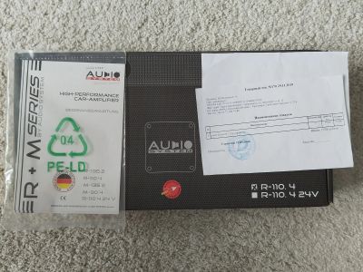 Лот: 25805753. Фото: 1. Усилитель Audio system r110.4. Усилители
