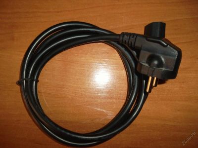 Лот: 5871729. Фото: 1. Кабель питания 220 V. Шлейфы, кабели, переходники
