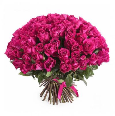 Лот: 12020806. Фото: 1. Букет из 51 Розовых роз Кения... Другое (цветы, букеты)