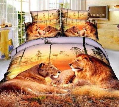 Лот: 3842966. Фото: 1. Шикарное постельное белье 3D из... Постельное бельё