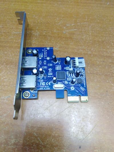 Лот: 24123486. Фото: 1. Контроллер PCI-E на USB 3.0 2шт. Платы расширения, контроллеры, доп. порты