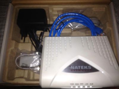 Лот: 2616782. Фото: 1. ADSL маршрутизатор Natex UniSpot... Проводные модемы