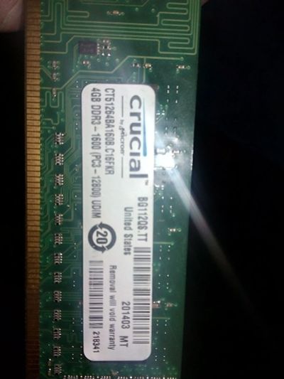 Лот: 15587291. Фото: 1. Ddr3 4gb 1600. Оперативная память