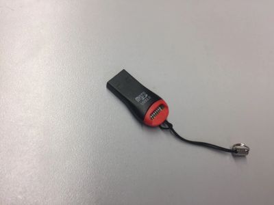 Лот: 13395533. Фото: 1. Картридер MicroSD USB 2.0 (Чёрный... Картридеры