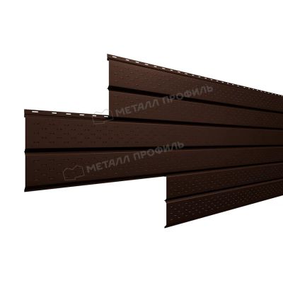 Лот: 24021465. Фото: 1. Софит Lбрус-15х240 (VALORI-20-DarkBrown-0... Кровельные материалы