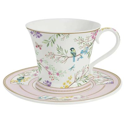 Лот: 25407780. Фото: 1. Чайная пара Easy Life Birds Melody... Кружки, стаканы, бокалы