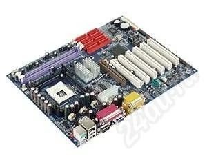 Лот: 537690. Фото: 1. socket 478 Acorp 4D845G+Celeron... Материнские платы
