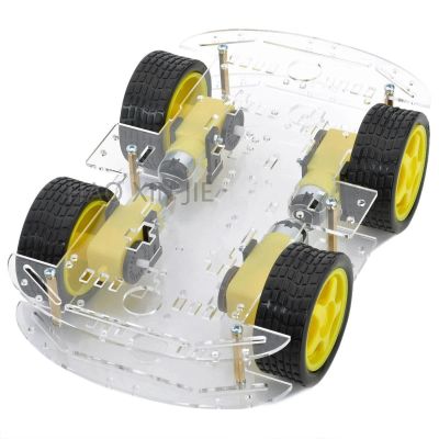 Лот: 11880406. Фото: 1. Мобильная платформа 4WD Arduino... Микроконтроллеры