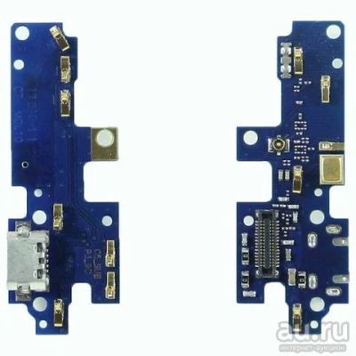 Лот: 9647368. Фото: 1. Шлейф Xiaomi Redmi 4 Плата На... Динамики, микрофоны