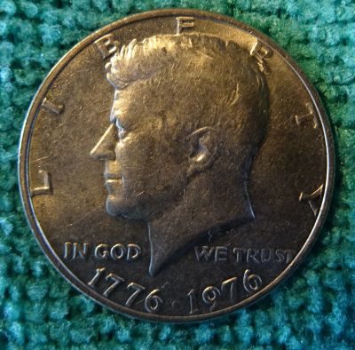 Лот: 14940774. Фото: 1. 50 центов США Кеннеди 1976 год. Америка