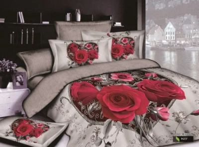 Лот: 3022485. Фото: 1. Шелк 3D !! 2,0 спальное !! Иваново... Постельное бельё