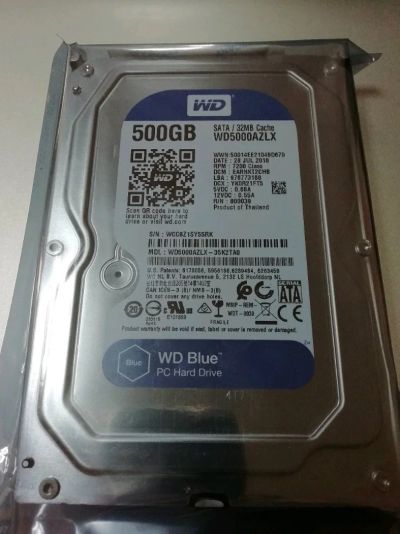 Лот: 12711875. Фото: 1. Жёсткий диск WD500AZLX. Жёсткие диски (HDD)