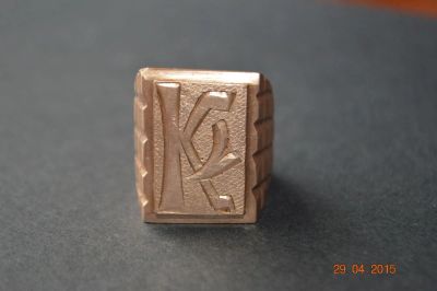 Лот: 5469829. Фото: 1. Мужской перстень. Кольца, перстни