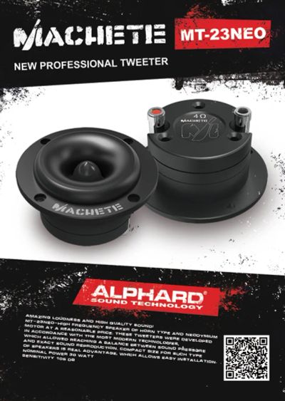 Лот: 8618931. Фото: 1. Alphard MT23-NEO рупорный твитер... Акустика автомобильная