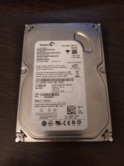 Лот: 16973814. Фото: 1. Жесткий диск Seagate ST3160815AS... Жёсткие диски (HDD)
