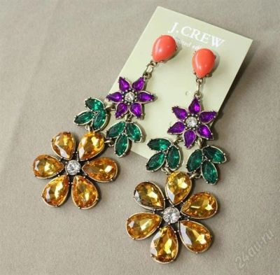 Лот: 2910805. Фото: 1. Серьги J.Crew. Серьги, каффы