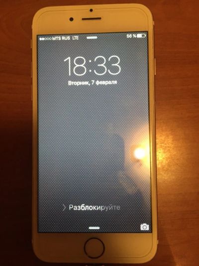 Лот: 9027803. Фото: 1. iphone 6 128gb gold. Смартфоны