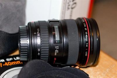 Лот: 1242460. Фото: 1. Canon 17-40 4L. Объективы