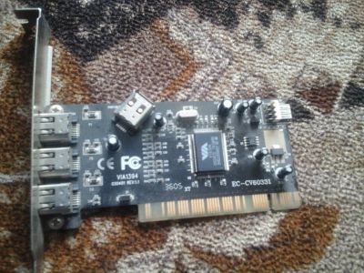 Лот: 7081210. Фото: 1. Контроллер PCI FireWire EC-CV60331... Платы расширения, контроллеры, доп. порты