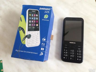 Лот: 8079512. Фото: 1. Телефон Nokia 225 Dual sim черный. Кнопочные мобильные телефоны