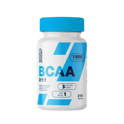 Лот: 25669015. Фото: 1. Смарт Пауэр BCAA 2:1:1 капс... Лекарства