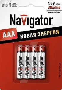 Лот: 14175119. Фото: 1. Батарейка Navigator 94751 LR03... Другое (аксессуары)