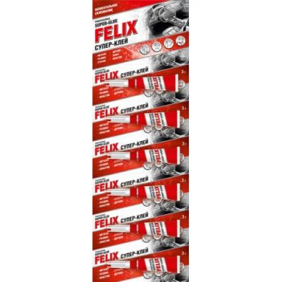 Лот: 14050119. Фото: 1. Супер-клей профессиональный FELIX... Клеи, герметики, пена монтажная, клейкие ленты
