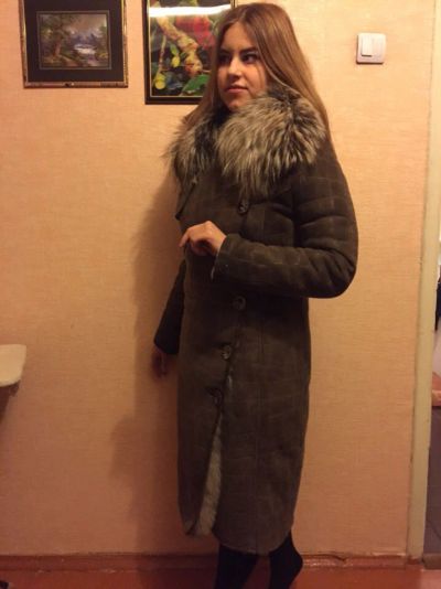 Лот: 8590743. Фото: 1. Дубленка женская (мех тоскана). Верхняя одежда