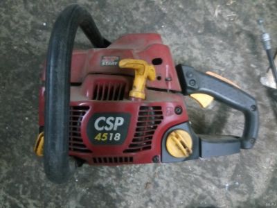 Лот: 12812595. Фото: 1. Бензопила Homelite CSP-4518 неисправна. Запчасти