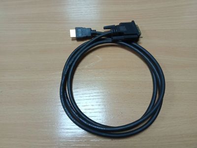 Лот: 24610526. Фото: 1. Кабель DVI-D - HDMI 1.5 метра... Шлейфы, кабели, переходники