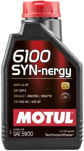 Лот: 17409038. Фото: 1. Масло MOTUL 6100 SYN-NERGY 5W-30... Масла, жидкости