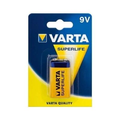 Лот: 22979202. Фото: 1. Батарейка Крона Varta Super Life... Батарейки, аккумуляторы, элементы питания