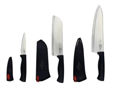 Лот: 14655893. Фото: 1. Ножи набор Kitchen king 6 предметов... Столовые приборы, ножи