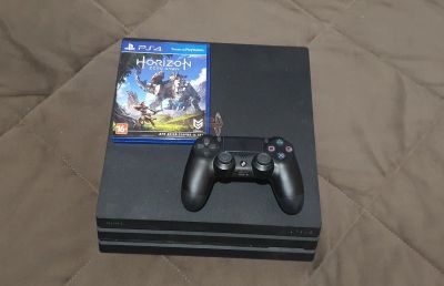 Лот: 18040878. Фото: 1. Playstation 4 Pro + playstation... Игровые приставки, консоли