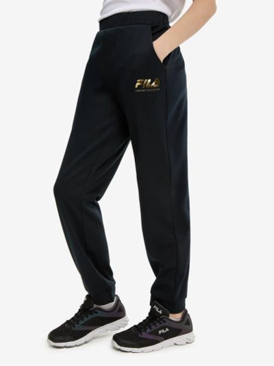 Лот: 24767011. Фото: 1. Брюки для девочек FILA, Черный. Спортивные брюки, штаны