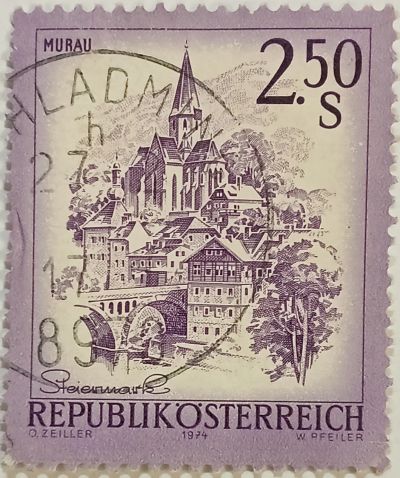 Лот: 25348652. Фото: 1. Марки_Австрии, 2.50 öS -Австрийский... Марки