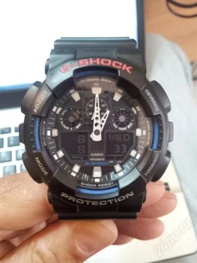 Лот: 1997567. Фото: 1. Мужские часы Casio GA-100 (бу). Оригинальные наручные часы