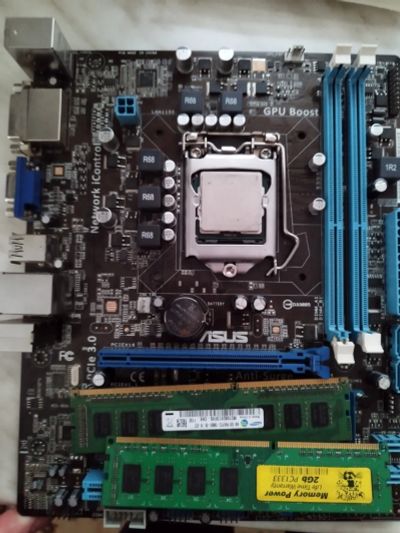 Лот: 20030274. Фото: 1. Материнская плата Asus h61. Материнские платы