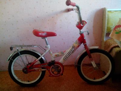 Лот: 7588875. Фото: 1. Велосипед детский Orion 16. Красноярск